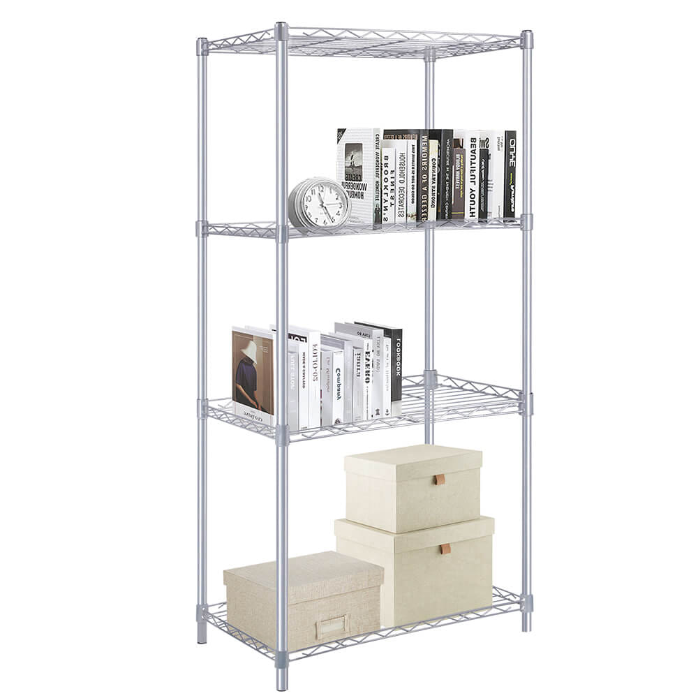 ชั้นวางของ 4 ชั้น INNHOME รุ่น Z4 ขนาด 56 ซม. สีเงิน_6